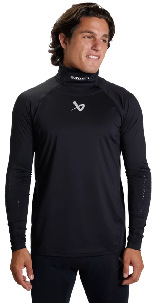 Bauer Neck Protector Long Sleeve Top Senior