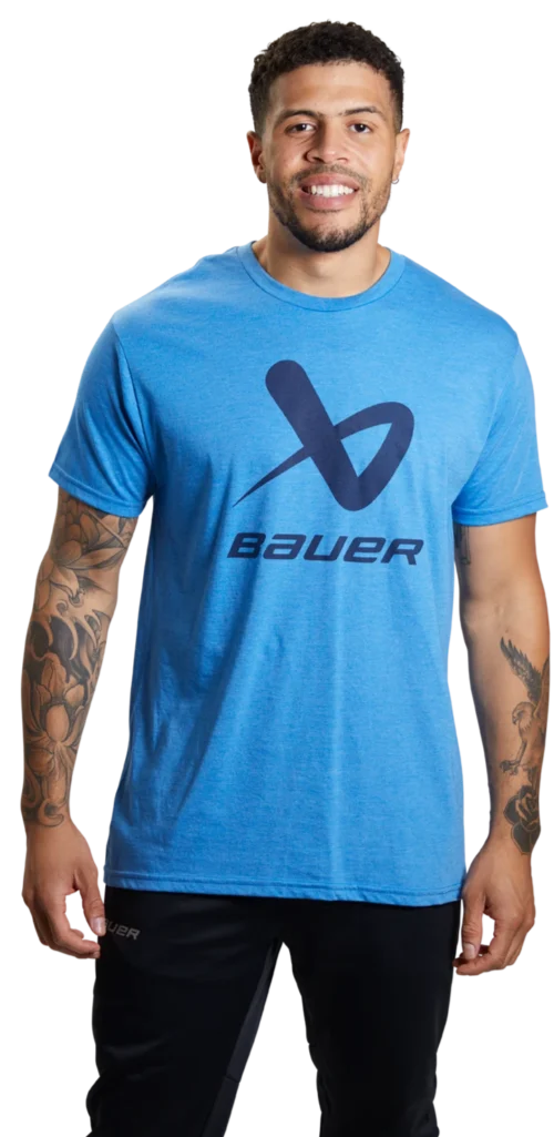 Bauer Core Lockup Short Sleeve Crew Tee Adult