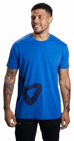 Bauer Side Icon Tee Adult -Hockey Equipage Store 1059693 BLU Mens 1308
