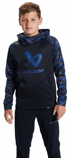 Bauer Raglan Camo Hoodie Youth