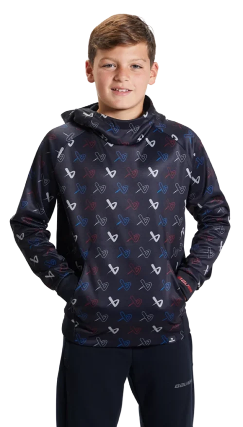 Bauer Icon Repeat Hoodie Youth