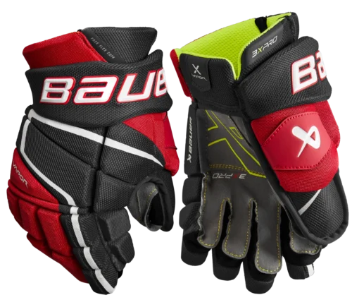 Bauer Vapor 3X Pro Junior Hockey Gloves -Hockey Equipage Store 3XPRO JR PALM BKR1