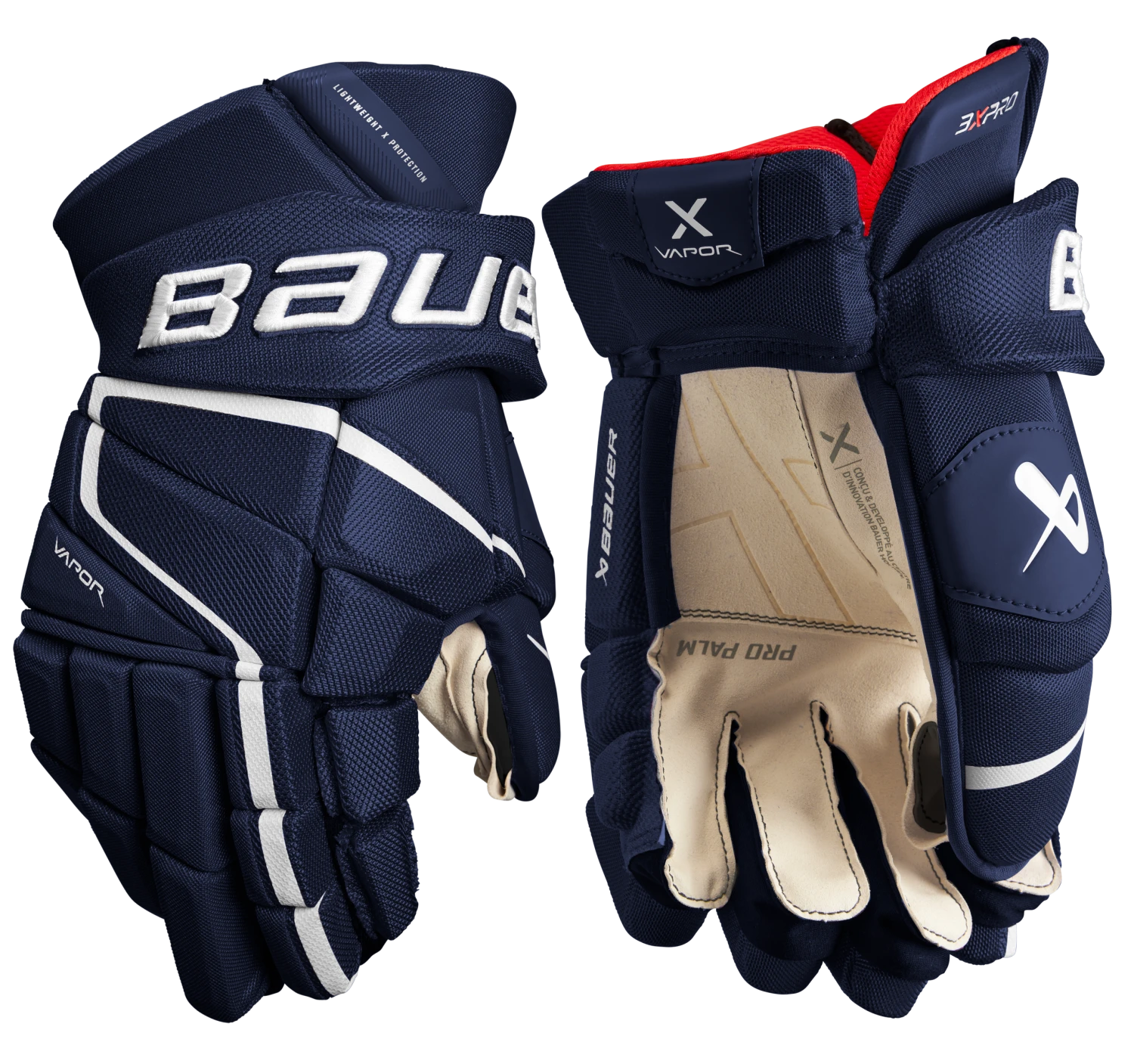 Bauer Vapor 3X Pro Intermediate Hockey Gloves 3 Bauer Vapor 3X Pro Intermediate Hockey Gloves - Image 3