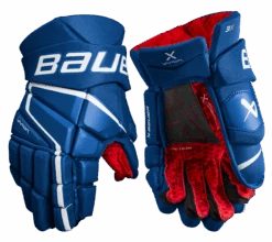 Bauer Vapor 3X Senior Hockey Gloves -Hockey Equipage Store 3X SR FRONT BLU2
