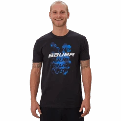 Bauer Smog Short Sleeve Crew Senior -Hockey Equipage Store 621897 BLK 01