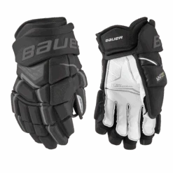 Bauer Supreme Ultrasonic Senior Hockey Gloves -Hockey Equipage Store 629088 BLK 01