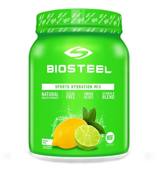BioSteel High-Perfomance Sports Hydration Mix (700g) -Hockey Equipage Store 630551 CAN 20BS 20HYDRATION 20MIX LEMON 20LIME 700GM FRONT