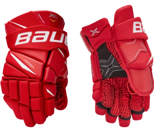 Bauer Vapor X2.9 Junior Hockey Gloves -Hockey Equipage Store 660312 RED 01