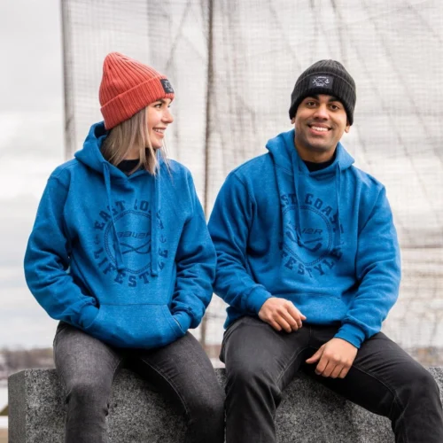 Bauer X East Coast Lifestyle Hoodie -Hockey Equipage Store 666444 BLU 02