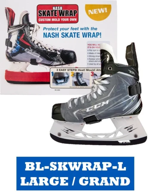 Blue Sports Custom Skate Wrap -Hockey Equipage Store BL SKWRAP L Z