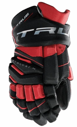 True Hockey True Catalyst 7X Senior Hockey Gloves 22 True Hockey True Catalyst 7X Senior Hockey Gloves -Hockey Equipage Store CT7xGlove Black Red