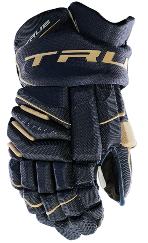 True Hockey True Catalyst 7X Senior Hockey Gloves -Hockey Equipage Store CT7xGlove Navy Gold 283186e0 2f81 4f13 8bb3 f445b4a37612