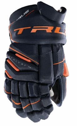 True Hockey True Catalyst 7X Junior Hockey Gloves -Hockey Equipage Store CT7xGlove Navy Orange 1