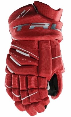 True Hockey True Catalyst 7X Junior Hockey Gloves -Hockey Equipage Store CT7xGlove Red