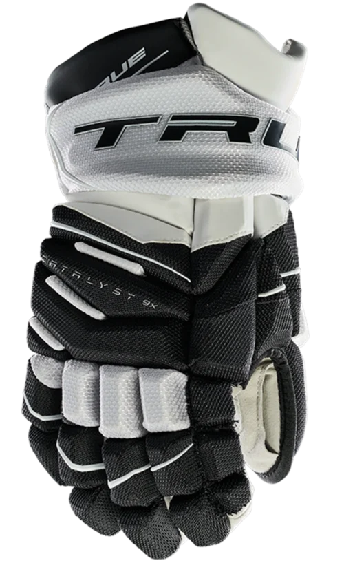 True Hockey True Catalyst 9X Junior Hockey Gloves -Hockey Equipage Store CT9xGlove Black White
