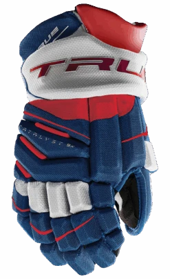 True Hockey True Catalyst 9X Junior Hockey Gloves -Hockey Equipage Store CT9xGlove Red White Blue