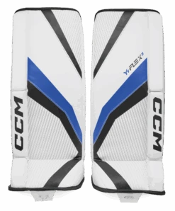 CCM YTFLEX 3 Youth Goalie Pads -Hockey Equipage Store GPYFX3 WHTRYL 01