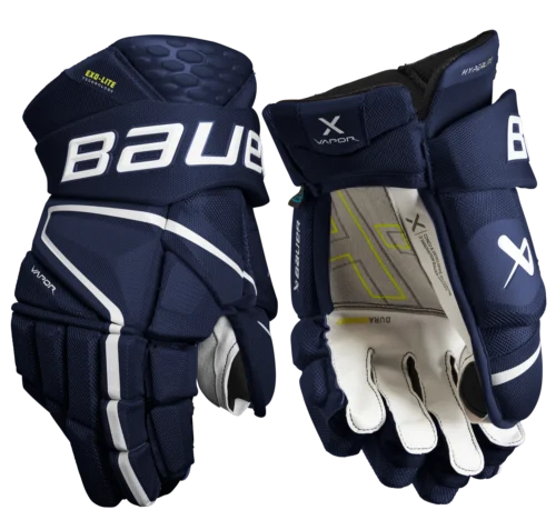 Bauer Vapor Hyperlite Intermediate Hockey Gloves -Hockey Equipage Store HYPERLITE SR FRONT NAV2 f2859a2e 969c 41f9 b748 c20a9b6bb717