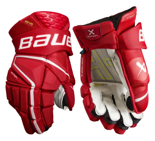Bauer Vapor Hyperlite Intermediate Hockey Gloves -Hockey Equipage Store HYPERLITE SR FRONT RED2png 190d1518 7b54 4b8c a9ab 03e797db8447