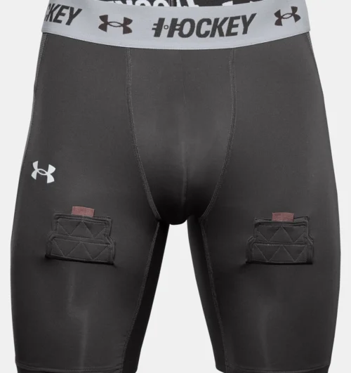 Under Armour Men's Hockey Compression Shorts -Hockey Equipage Store PS1356493 010 HF