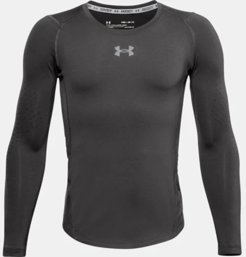 Under Armour Boys' Fitted Grippy Long Sleeve -Hockey Equipage Store PS1356502 010 HF 7760e25b ed10 44a4 b818 f9419d74619e