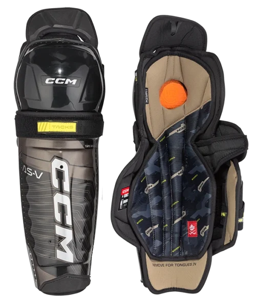 CCM Tacks AS-V Junior Shin Guards