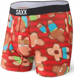 SAXX Volt Boxer Brief Gingerbread Bros