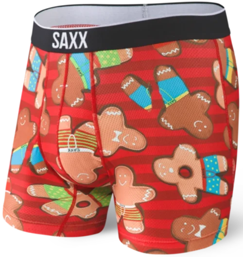 SAXX Volt Boxer Brief Gingerbread Bros
