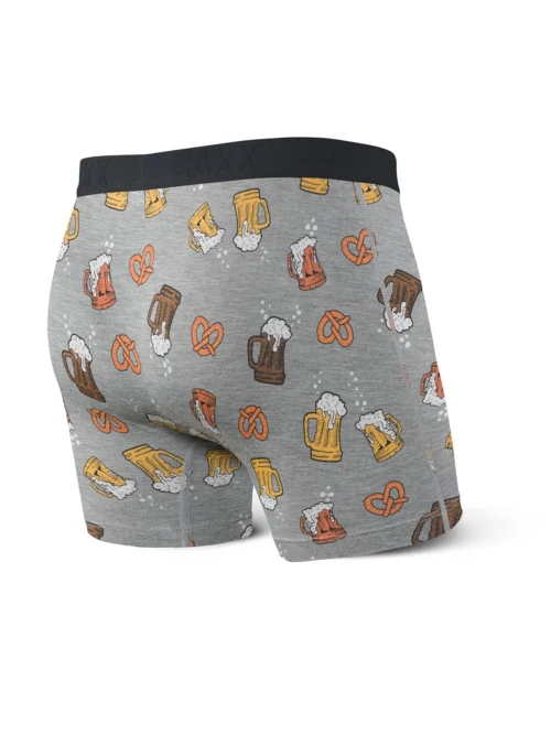 SAXX Vibe Boxer Brief Grey Beer Cheers 3 SAXX Vibe Boxer Brief Grey Beer Cheers -Hockey Equipage Store SXBM35 BEC B