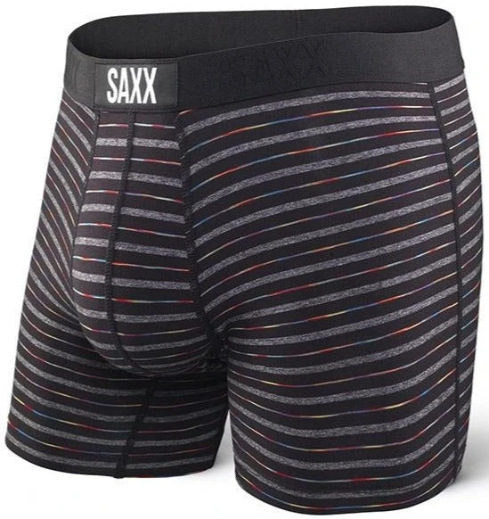 SAXX Vibe Boxer Modern Fit Black Gradient Stripe 1 SAXX Vibe Boxer Modern Fit Black Gradient Stripe