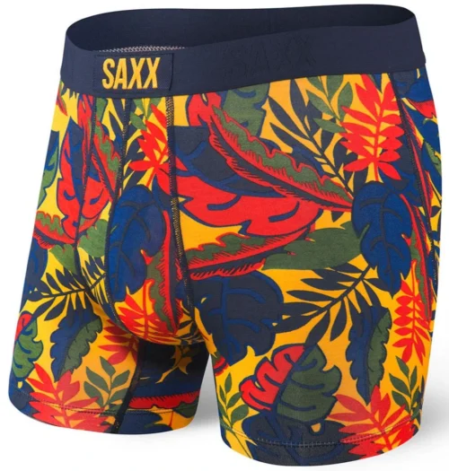 SAXX Vibe Boxer Brief Yellow Jungle