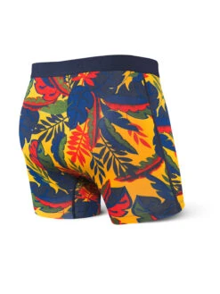 SAXX Vibe Boxer Brief Yellow Jungle -Hockey Equipage Store SXBM35 JUY B