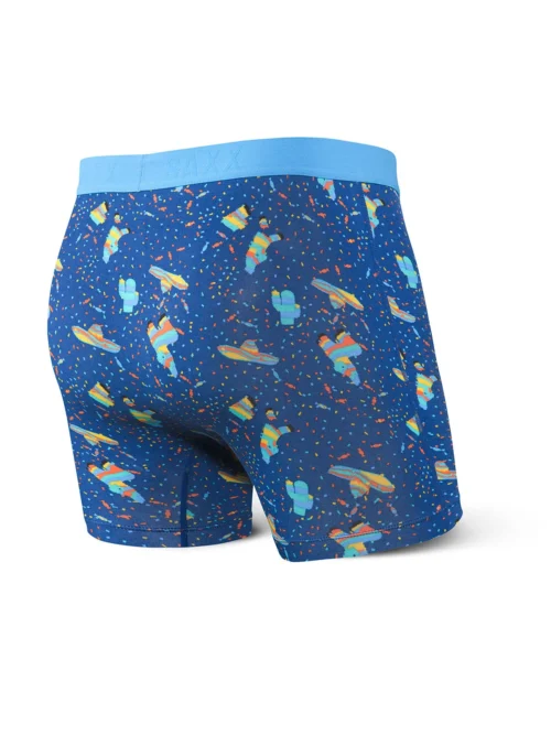 SAXX Vibe Boxer Brief Blue Pinata Bang -Hockey Equipage Store SXBM35 PIA B