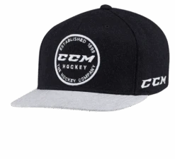 CCM Academy Flat Visor Snapback Cap -Hockey Equipage Store c3862 4q9l