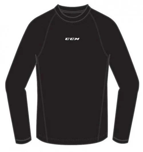 CCM Long-Sleeve Loose Fit Top For Men -Hockey Equipage Store ccm athletic loose fit long sleeve top black 1