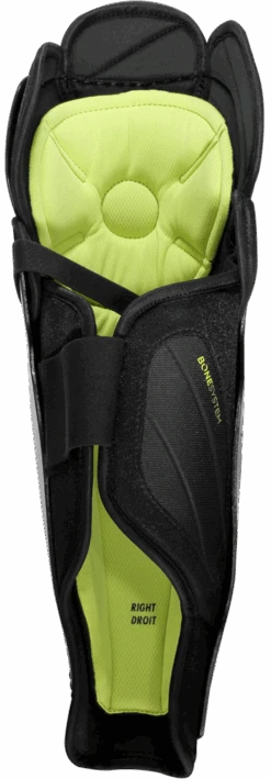 Warrior Alpha LX 30 Junior Shin Guards -Hockey Equipage Store lx30sgsr1bk war 02 i 1