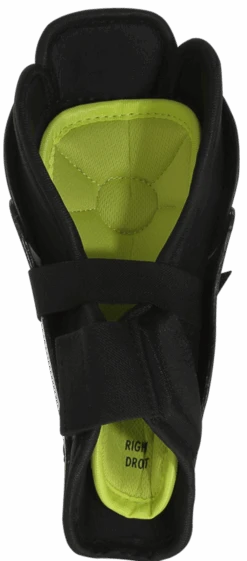 Warrior Alpha LX Pro Youth Shin Guards -Hockey Equipage Store lxpsgyth1bk war 02 i