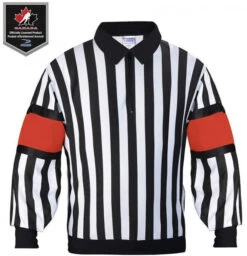 Force Women's Pro Sewn-In Armbands Referee Jersey -Hockey Equipage Store mprr 2