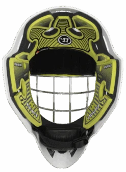 Warrior RF1 Junior Goalie Mask -Hockey Equipage Store rf1jm0wh war 09 i