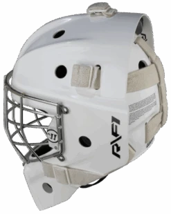 Warrior RF1+ Junior Goalie Mask -Hockey Equipage Store rf1jpm0wh war 03 i