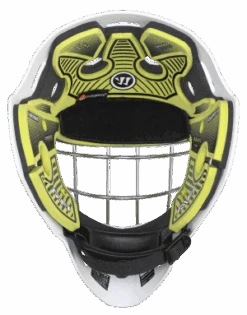 Warrior RF1 Youth Goalie Mask -Hockey Equipage Store rf1ym0wh war 09 i