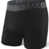 SAXX Blacksheep Boxer Brief Fly Black -Hockey Equipage Store saxx blacksheep boxer brief