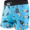 SAXX Vibe Boxer Brief Ink Blue Toucan -Hockey Equipage Store saxx boxer brief blue toucan 1 8f5c97de fba8 4c7c a444 657b22989a62