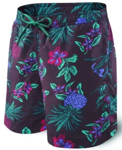 SAXX Cannonball 2n1 Short Red Pineapple Party