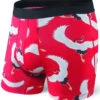 SAXX Platinum Boxer Brief Fly Red Cranes 5 SAXX Platinum Boxer Brief Fly Red Cranes -Hockey Equipage Store saxx platinum boxer brief fly red cranes