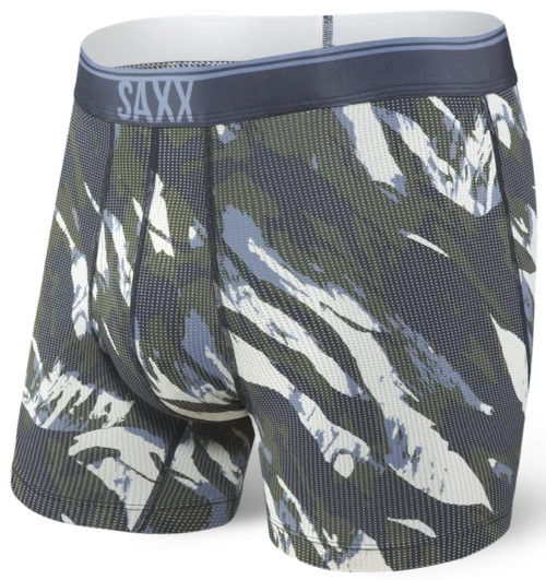 SAXX Quest Boxer Brief Fly Navy Mountain Camo
