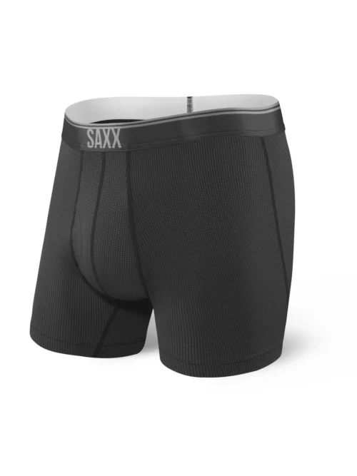 SAXX Quest Boxer Brief Fly Black -Hockey Equipage Store saxx quest2.0 boxer fly black 341ac312 16fc 4619 be77 99c1129ba3d4