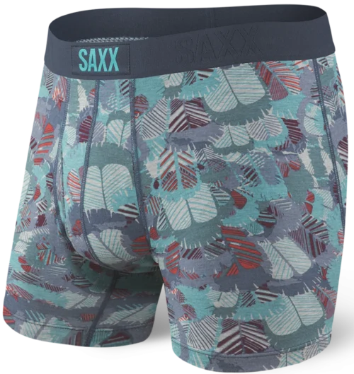 SAXX Ultra Boxer Fly Blue Feathers
