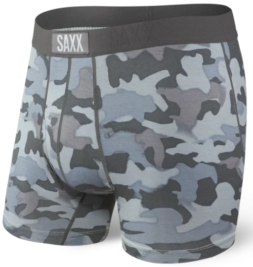 SAXX Ultra Boxer Fly Graphite Stencil Camo