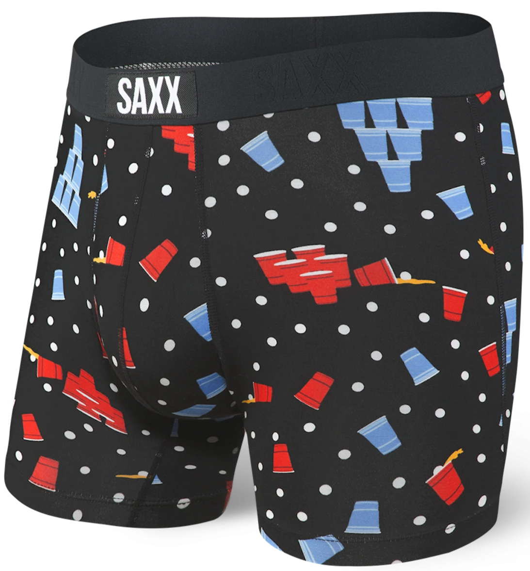 SAXX Vibe Boxer Brief Black Beer Champs 1 SAXX Vibe Boxer Brief Black Beer Champs